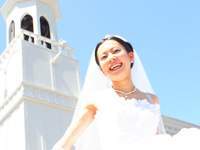 教会と花嫁